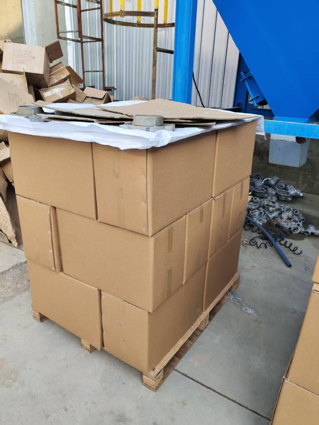 1200 pulsventiler sendt til Usbekistan-kunde på 20 dage